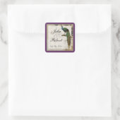 Favor Cadeau Matching Sticker -  Peacock 6 (Tas)