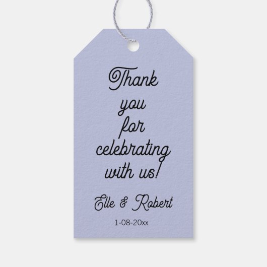 Favor Cadeaubijsluiter Cadeaulabel (Achterkant)
