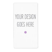 Favor/Cadeaulabel sticker afdrukken (Voorkant)