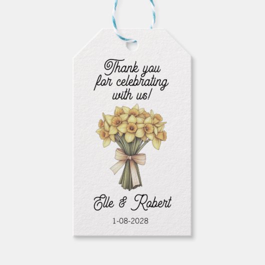 Favor Cadeautag  Cadeaulabel (Voorkant)