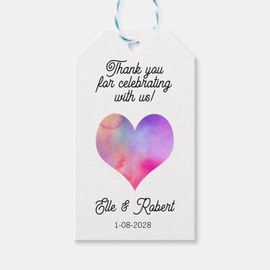 Favor Cadeautag  Cadeaulabel (Voorkant)