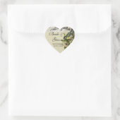 Favor Cadeauzegels Labels Geel Lied Vogelkooi Flor (Tas)