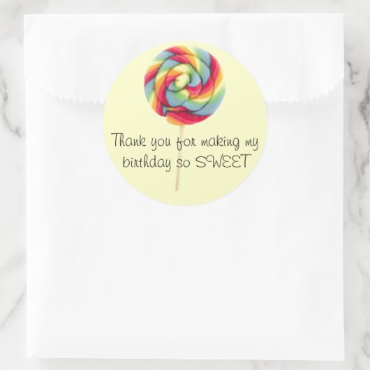 Favor Dank u Sticker (Tas)