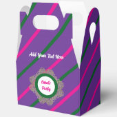 Favor Doos 5 Violet(Roze Groen) RFPMDesigns2024 Bedankdoosjes (Open)