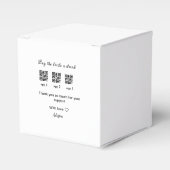 Favor Doos Bedankdoosjes (Voorkant Zijde)