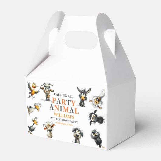 Favor Doos Bedankdoosjes (Voorkant Zijde)