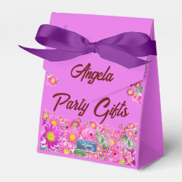 Favor Doos Boog 3 (Roze Bloemen Mix) RFPMDesigns 2 Bedankdoosjes