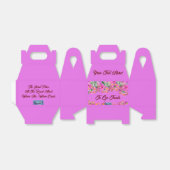 Favor Doos hand 2(Roze Bloem Mix)RFPMDesigns2024 Bedankdoosjes (Uitgevouwen)