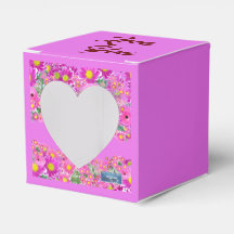 Favor Doos Hart (Roze Bloem Mix)RFPMDesigns2024