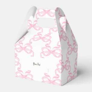 Favor Doos Roze Strikken Bedankdoosjes