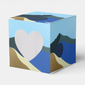 Favor Doos Venster Kleuren van Mt Tamalpias Schild Bedankdoosjes
