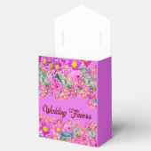Favor Doosje Bow2 (Roze Bloemen Mix) RFPMDesigns 2 (Geopend)