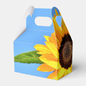 Favor Dozen met Zonnebloem Bedankdoosjes (Achterkant)