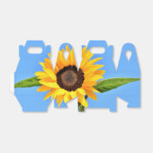 Favor Dozen met Zonnebloem Bedankdoosjes (Uitgevouwen)