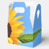 Favor Dozen met Zonnebloem Bedankdoosjes (Geopend)