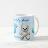 Favor Elegant Baby shower Coffee Mok (Voorkant rechts)