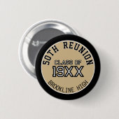 FAVOR! FUN 50e klasreünie knop Ronde Button 5,7 Cm (Voorkant /achterkant)