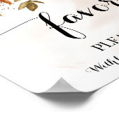 Favor Geef één feestbord Herfst Bruiloft Borrel Poster (Hoek)
