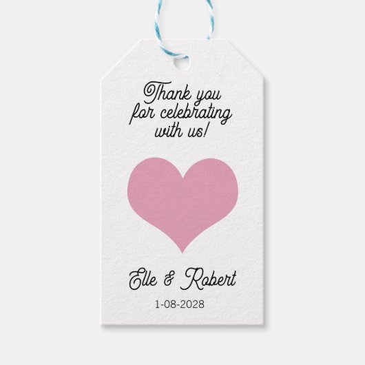 Favor Geschenklabel  Cadeaulabel (Voorkant)