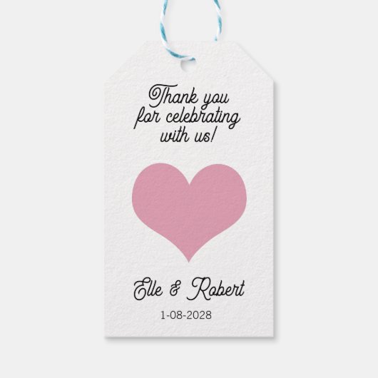 Favor Geschenklabel Cadeaulabel (Achterkant)