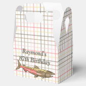 Favor/Gift Box - Chinook Salmon op Pset Bedankdoosjes (Geopend)