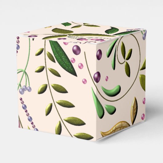 Favor/Gift Box — Tuscan Flavis Bedankdoosjes (Voorkant Zijde)