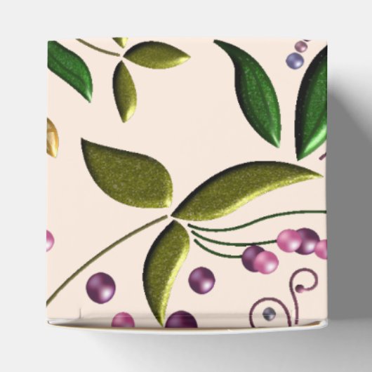 Favor/Gift Box — Tuscan Flavis Bedankdoosjes (Bovenkant)