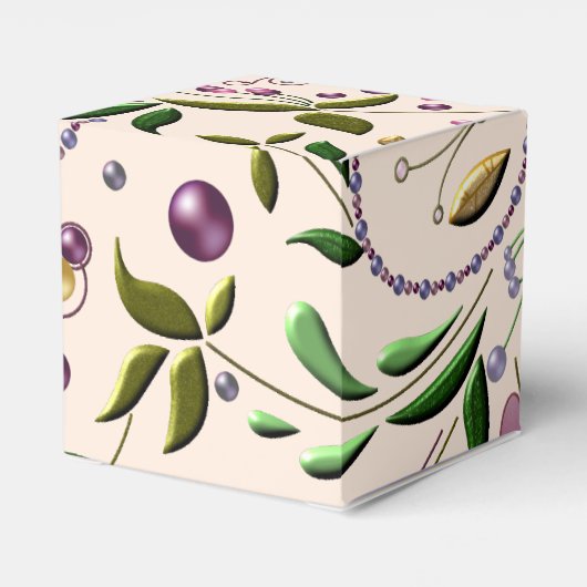 Favor/Gift Box — Tuscan Flavis Bedankdoosjes (Achterkant)