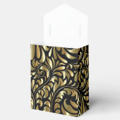 Favor/Gift Boxes - Drama in Black en Gold Bedankdoosjes (Geopend)