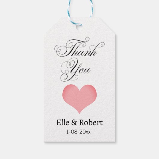 Favor Gift Label Cadeaulabel (Achterkant)