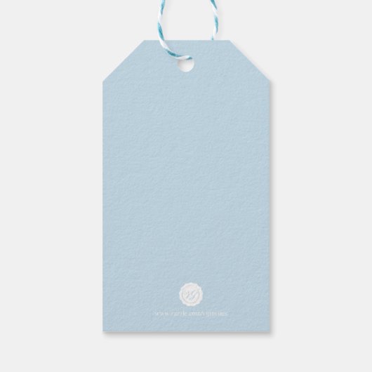 Favor Gift Label Octopus Cadeaulabel (Achterkant)