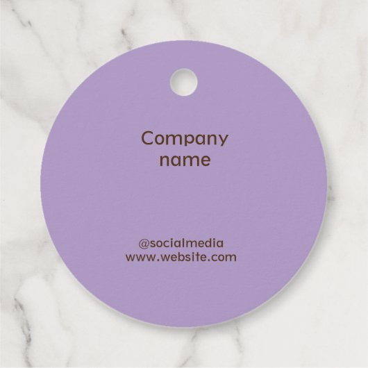 Favor Labels (Achterkant)