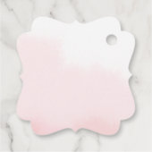 Favor-labels voor een bruidsfeest. bedankjes labels (Achterkant)