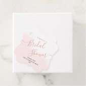 Favor-labels voor een bruidsfeest. bedankjes labels (In situ)