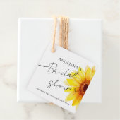 Favor-labels voor een bruidsfeest. bedankjes labels (In situ)