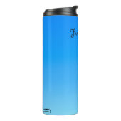 Favor of God (Blue Gradient) Thermal Tumbler Thermosbeker (Gedraaid links)