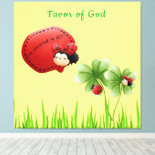 Favor of God Canvas Print "Ik ben er bedekt!!!"#2 (Insitu (Houten vloer))