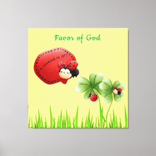 Favor of God Canvas Print "Ik ben er bedekt!!!"#2