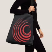 Favor of God Tas of Cross-Body Bag (zwart & rood) (Dichtbij)