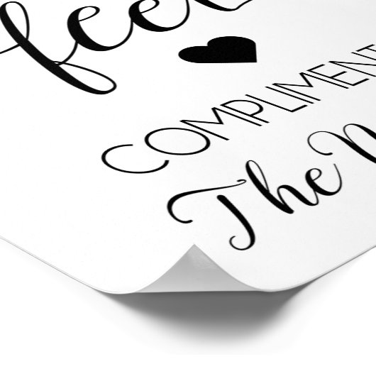 Favor Sign Flip Flip Poster (Hoek)