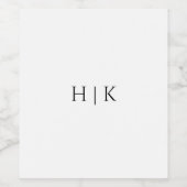 Favor Sjabloon B Wijn Etiket (Enkel label)