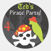 Favor Sticker - Pirate (Voorkant)