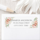Favor Sticker Wedding Blush Rozen (Insitu)