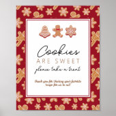 Favor Table Sign Cookie Exchange Party Decor Poster (Voorkant)