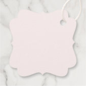 Favor-tag Bedankjes Labels (Achterkant)