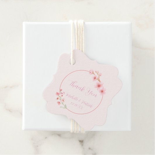 Favor-tag Bedankjes Labels (In situ)