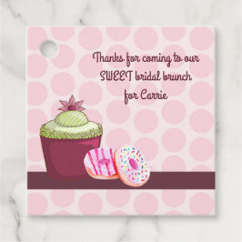 Favor Tag Bridal Brunch Bedankjes Labels