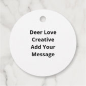 Favor Tags Bedankjes Labels (Achterkant)