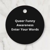 Favor Tags Bedankjes Labels (Achterkant)