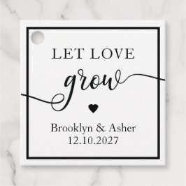 Favor Tags Bedankjes Labels